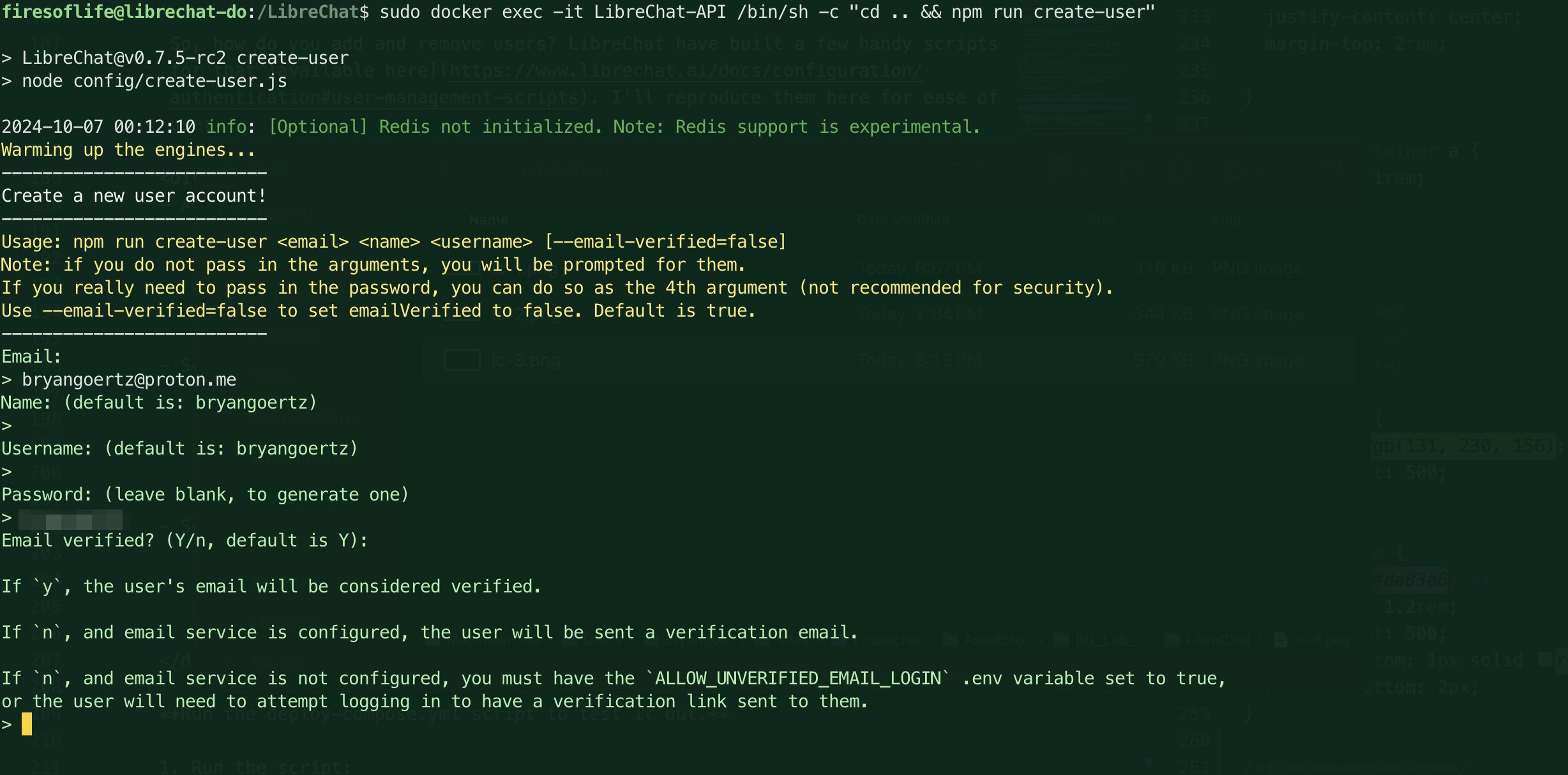 Create User